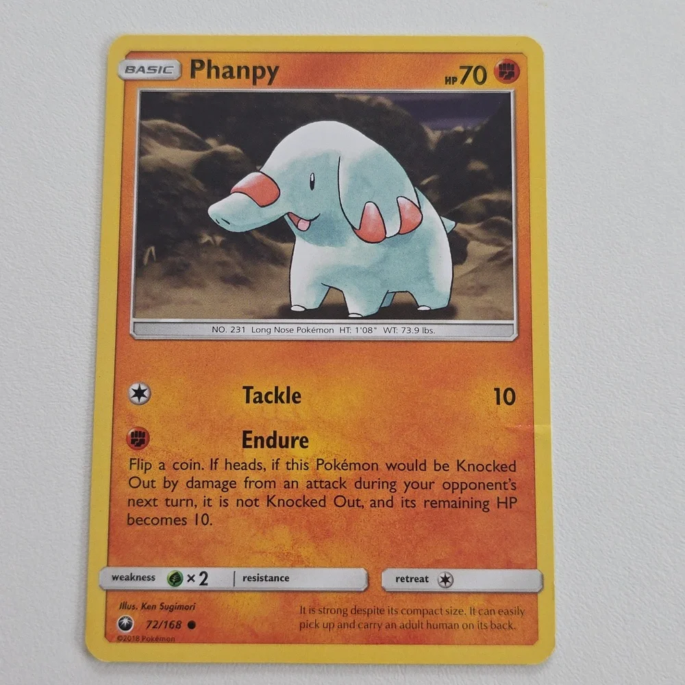 Pokemon Phanpy Trading Card